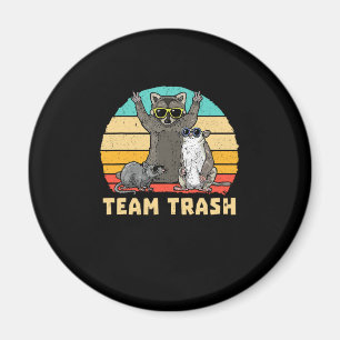 Team Sopor Opossum Raccoon Råtta, Funny Animals G Magnet