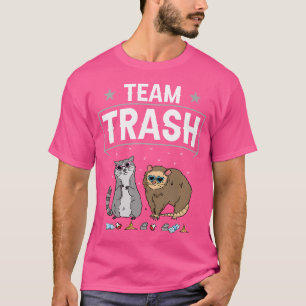 Team Sopor Opossum Raccoon Sopor Tunna Roligt Dump T Shirt