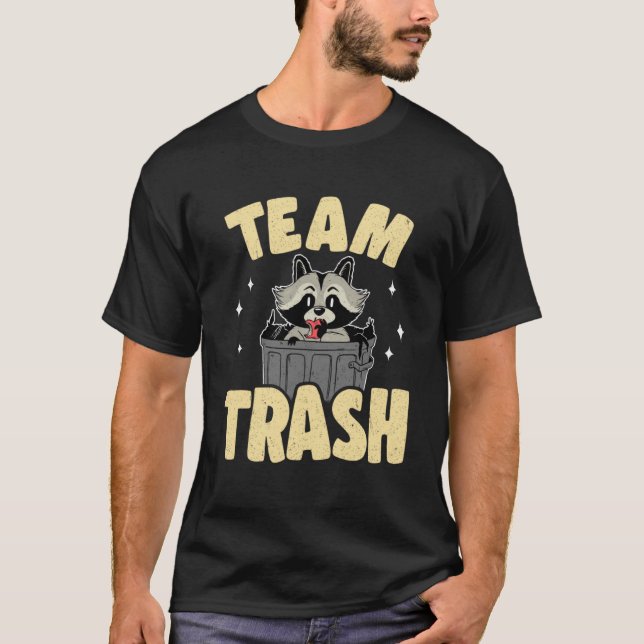 Team Sopor Rainbow Raccoon Pullover Hoodie_5 T Shirt (Framsida)