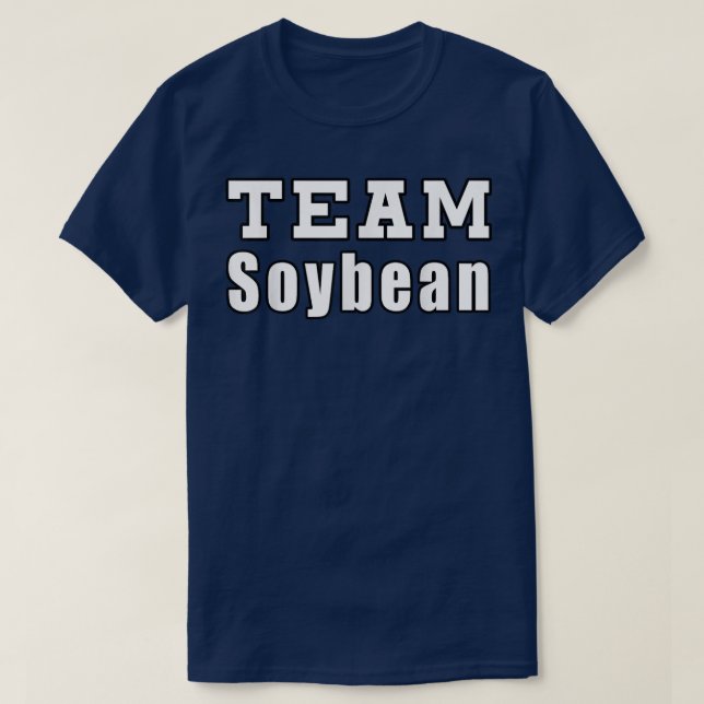 Team Soybönodmer Funny Soybeans T Shirt (Design framsida)