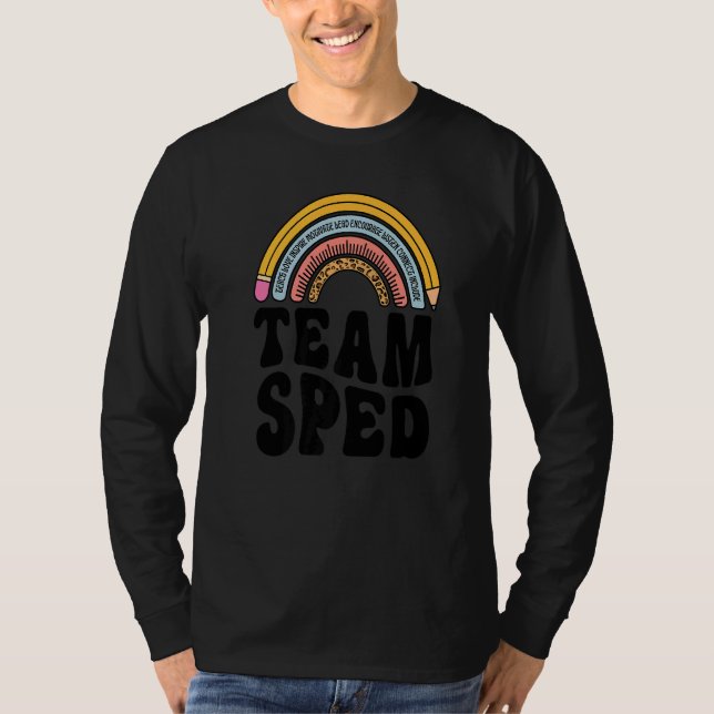 Team SPED Teacher Special Education Speducator Wom T Shirt (Framsida)