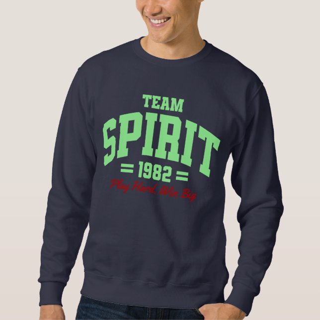 Team Spirit 1982 Sweatshirt (Framsida)