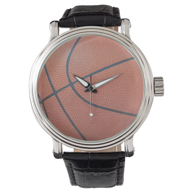 Team Spirit_Basketball struktur look_Ringar Älskar Armbandsur (Framsida)
