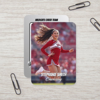 Team Spirit Cheerleader Trading Cards Visitkort