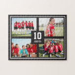 Team Spirit EDITABLE FÄRG Personlig Puzzle Pussel<br><div class="desc">Fotogåvor är de bästa gåvorna! Personlig enkelt med text och/eller bilder för ett anpassningsbar. Designad av Berry Berry Sweet. Visa fler design på www.berryberrysweet.com</div>