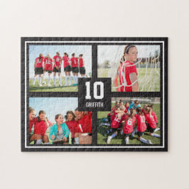 Team Spirit EDITABLE FÄRG Personlig Puzzle Pussel