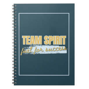 Team Spirit Inspirational Company Business Gift Anteckningsbok