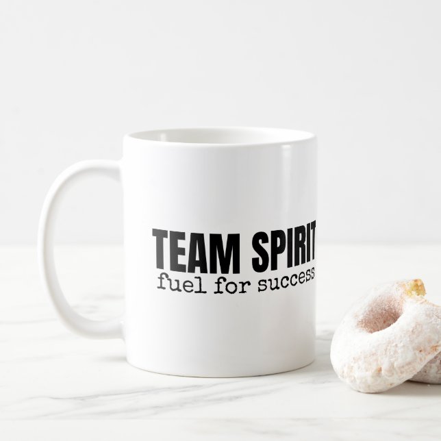 Team Spirit inspirational Office-personal Kaffemugg (Med munk)