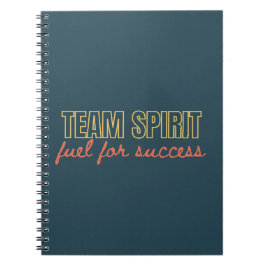 Team Spirit Motivational Company Business Gift Anteckningsbok