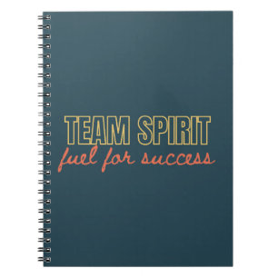 Team Spirit Motivational Company Business Gift Anteckningsbok