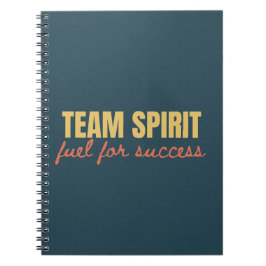 Team Spirit Motivational Company Business Gift Anteckningsbok