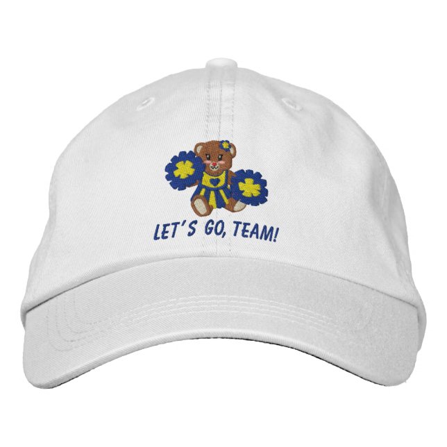 Team Spirit Teddy Hat Broderad Keps (Framsida)