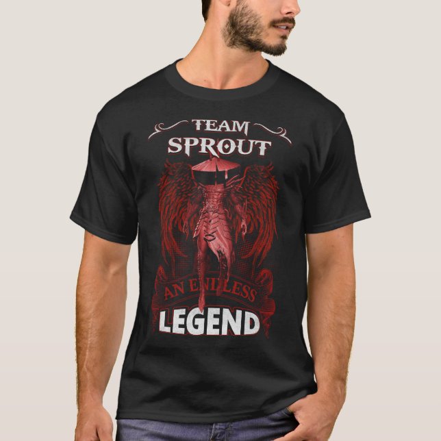 Team SPROUT - En oändlig LEGEND T Shirt (Framsida)