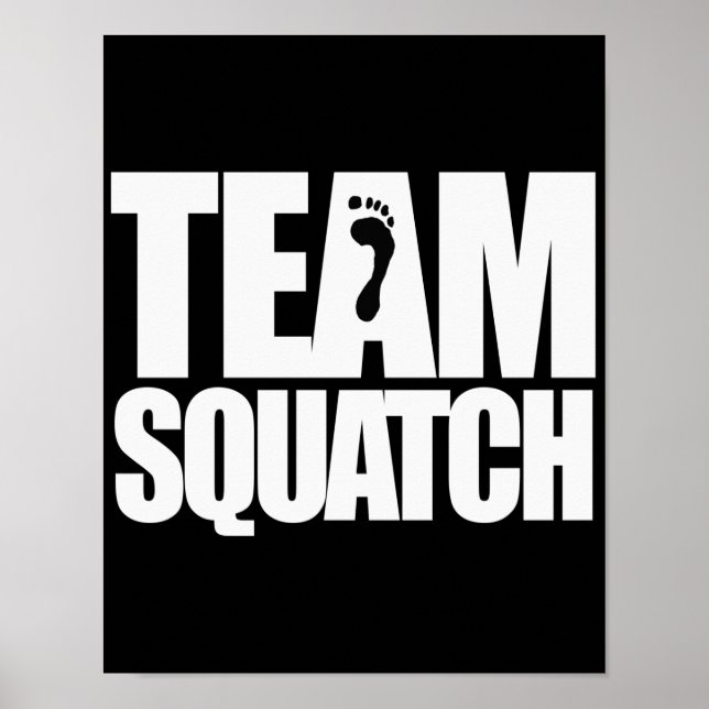 TEAM SQUATCH - POSTER (Framsidan)