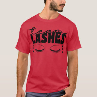 Team Stacher Rosa eller Blue Team Lash Stache Gend T Shirt