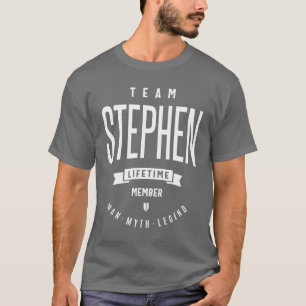 Team Stephen Gift Ideas Manar Namn T Shirt