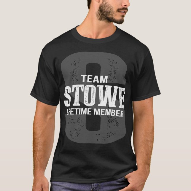 Team STOWE-medlem för livstid T Shirt (Framsida)