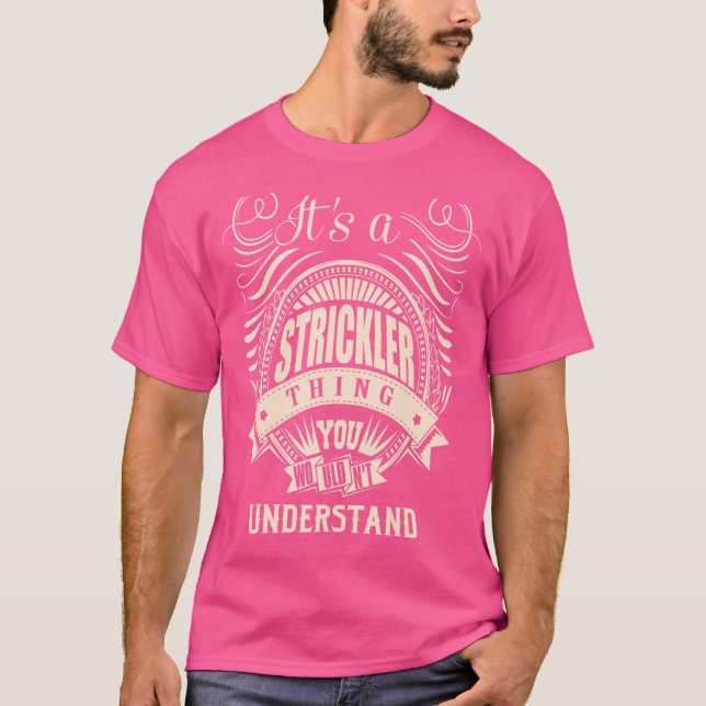 Team STRICKLER Livstidsmedlem T Shirt (Framsida)
