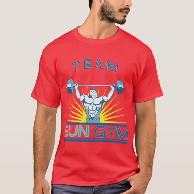 Team Sun Gym familj T Shirt (Framsida)