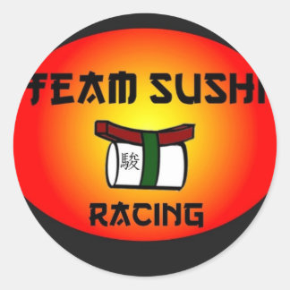 Team Sushi Tävla Runt Klistermärke