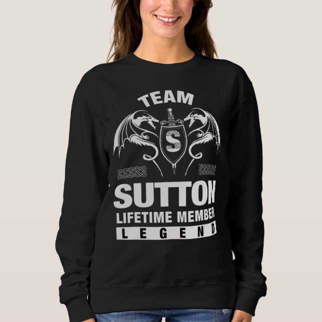 Team Sutton-livstidsmedlem T Shirt (Framsida)