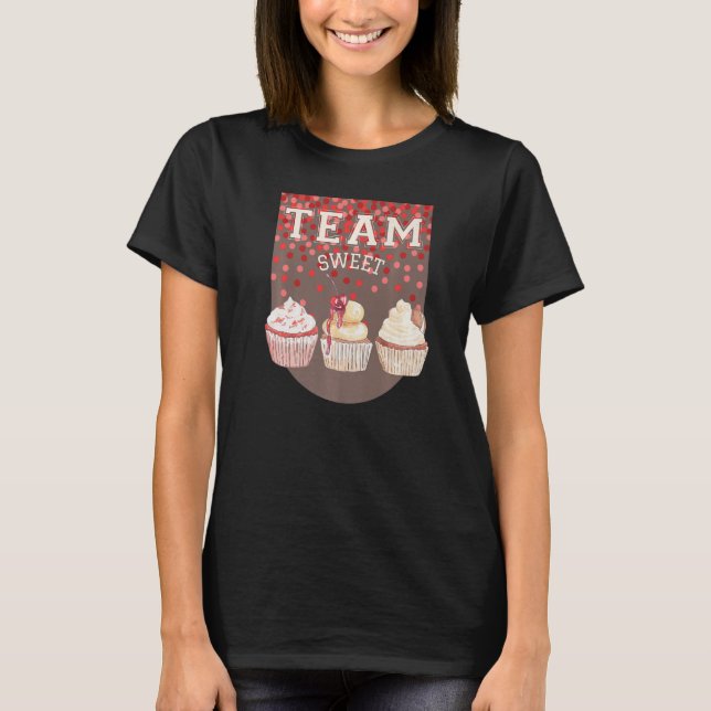 Team Sweet Muffinss Premium T Shirt (Framsida)