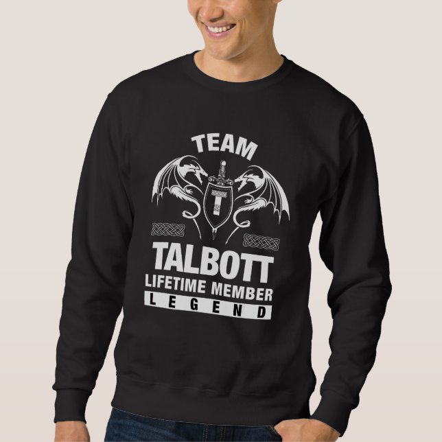 Team Talbott Livstidsmedlem   Lång Ärmad Tröja (Framsida)