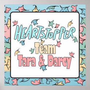 Team Tara och Darcy White Poster