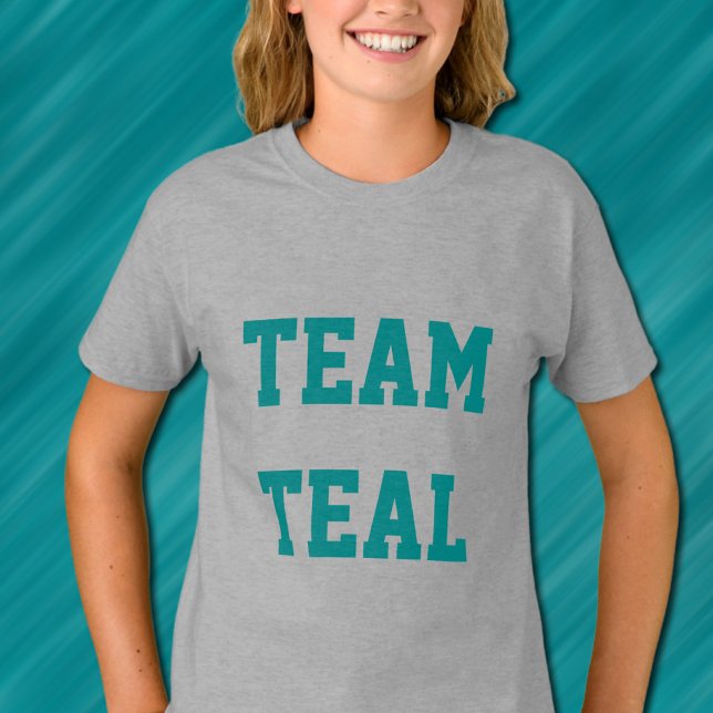 Team Teal T Shirt (Skapare uppladdad)