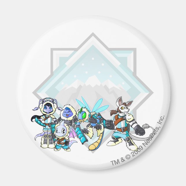 Team Terror Mountain Group Magnet (Framsidan)