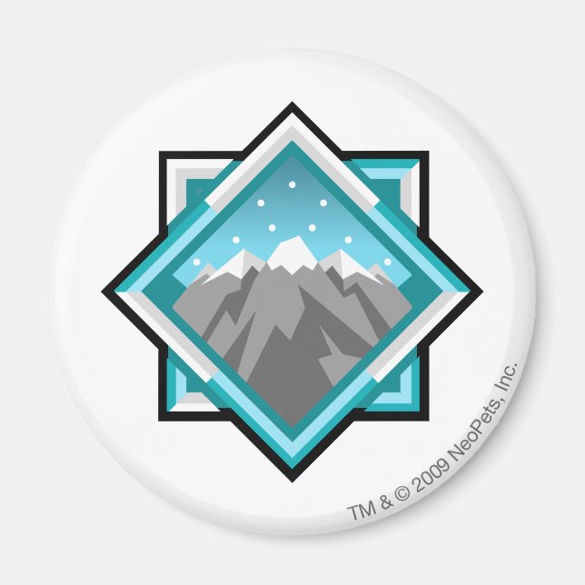 Team Terror Mountain-Logotyp Magnet (Framsidan)