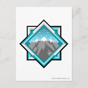 Team Terror Mountain-Logotyp Vykort