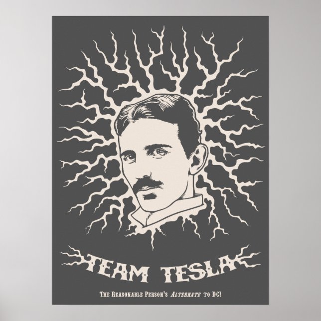 Team Tesla Poster (Framsidan)