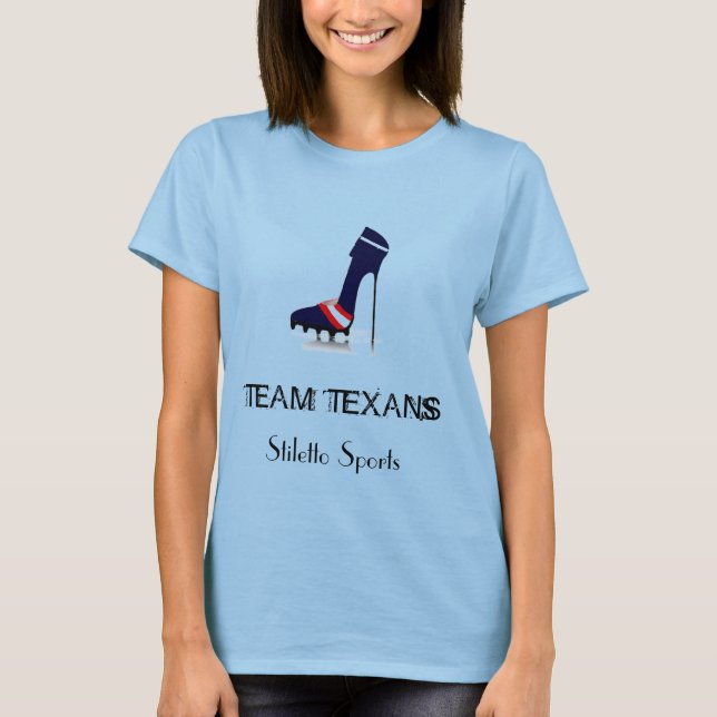 Team Texans Football Inspired Tee (Framsida)