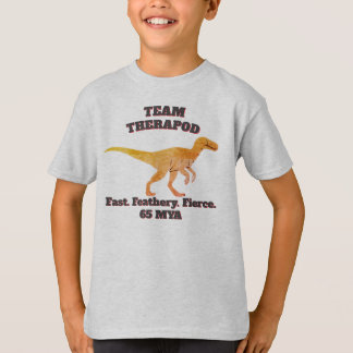 Team Theropod - snabb. Feathery. Kraft T Shirt