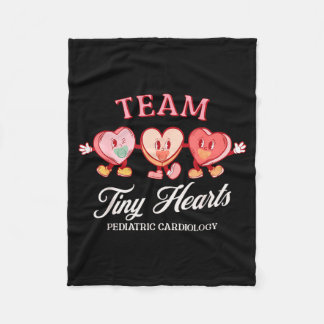 Team Tiny Heart Pediatric Cardiology Candy Heart V Fleecefilt