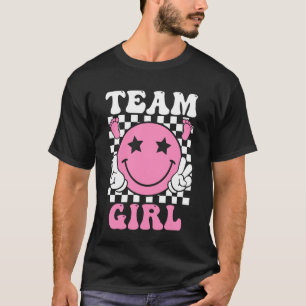 Team Tjej Kön Avslöjande Fest Bebis Annonsering Fa T Shirt