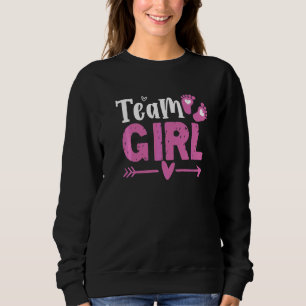 Team Tjej Matchande Familj Kön Avslöja Baby Shower T Shirt