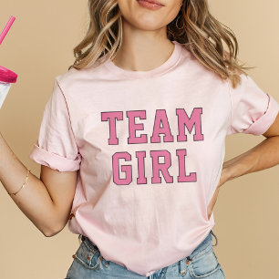 Team Tjej Rosa Universitet Kön Upptäck Kvinnor T-shirt