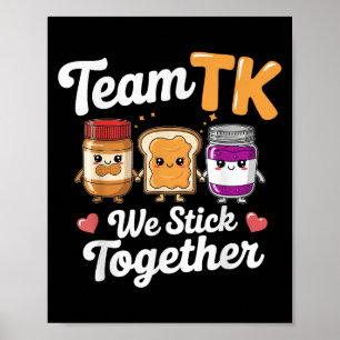 Team Tk Teacher Transitional Kindergarten tillbaka Poster