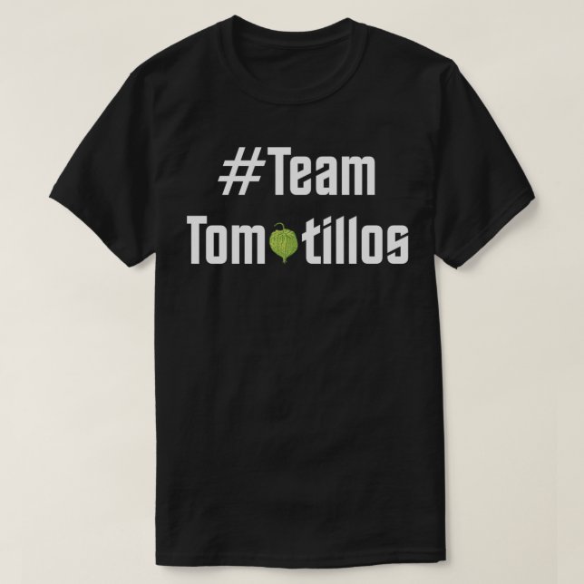 Team Tomatillos White T Shirt (Design framsida)