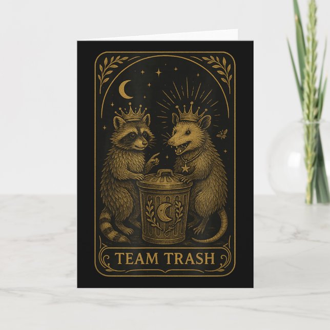 Team Traarot Kort Rådjurs Opossum Älskare Roligt M (Framsida)