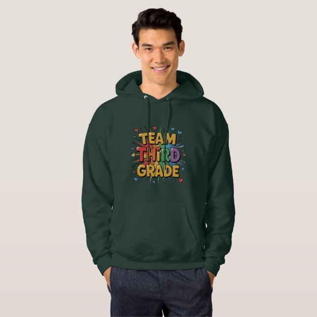Team Tredje Klass Hoodie (Hel framsida)
