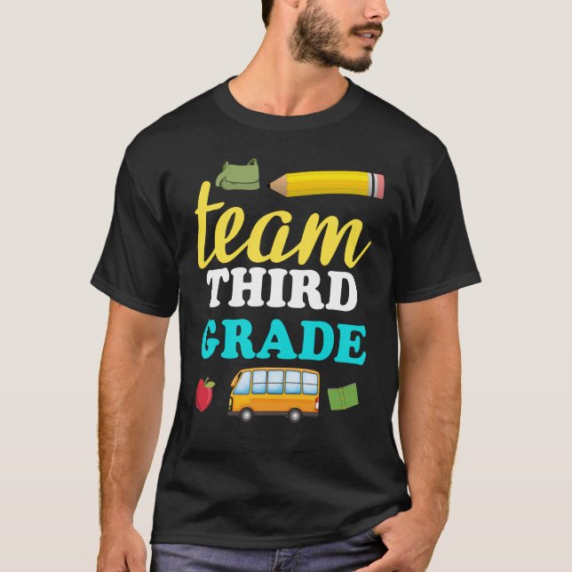 team tredje klass t shirt (Framsida)
