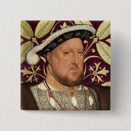 Team Tudor - Porträtt av kung Henry VIII Knapp