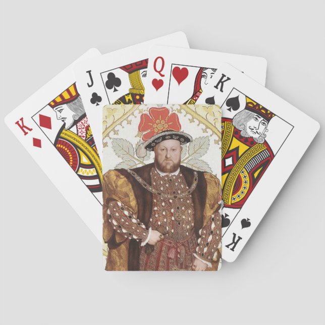 Team Tudor - Tudor Kung Henry VIII of England Casinokort (Baksidan)
