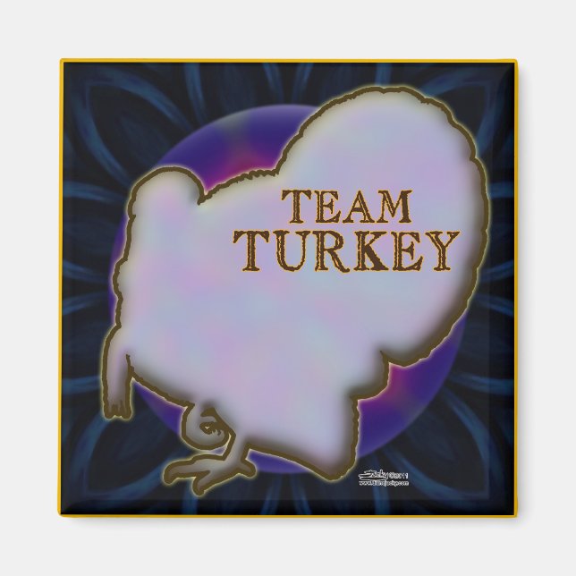 Team Turkey Magnet (Framsidan)