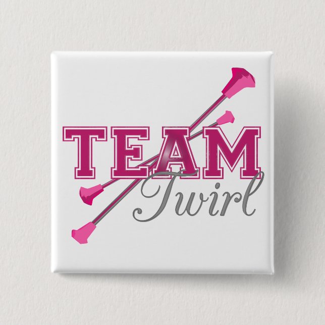 Team Twirl Baton Knapp (Framsida)