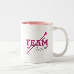 Team Twirl Baton Två-Tonad Mugg