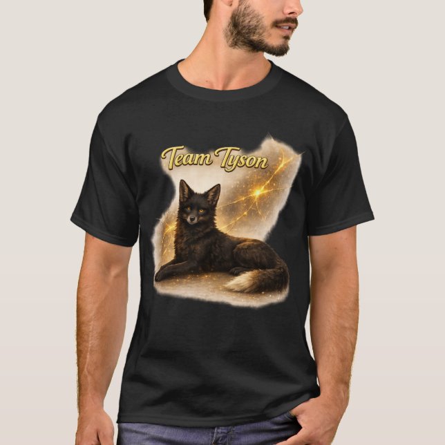 Team Tyson the Fox T-shirt (Framsida)
